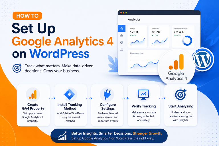 Set up Google Analytics 4 tutorial